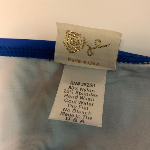 L*SPACE Blue Bikini Set with Gold Chain Straps - Women’s Size XS - Picture 12 of 12